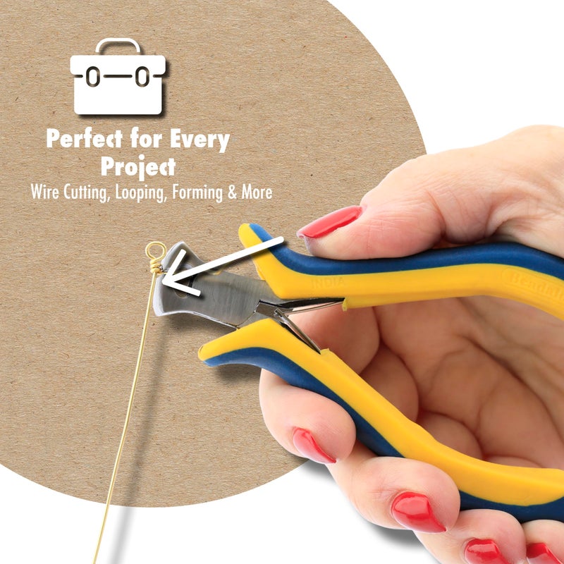 Beadalon Ergo Bent Nose Pliers â€“ Jewelry Tools for Wire Wrapping, Jump Rings & Necklace Repair, 5.25 in - Image 5